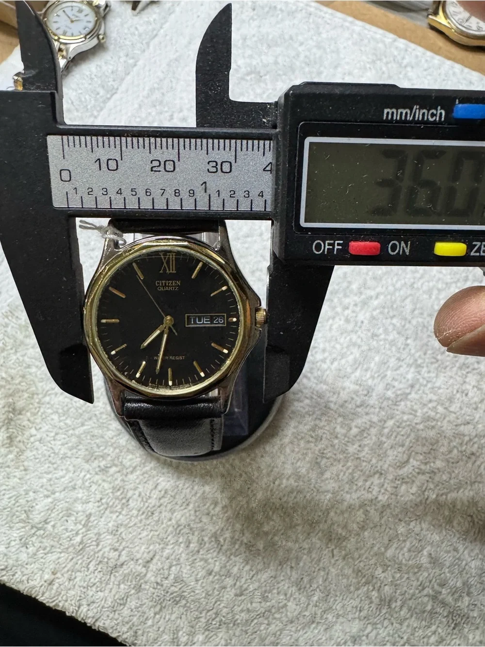 Citizen Black Dial with Gold Accents Men's Dress Watch